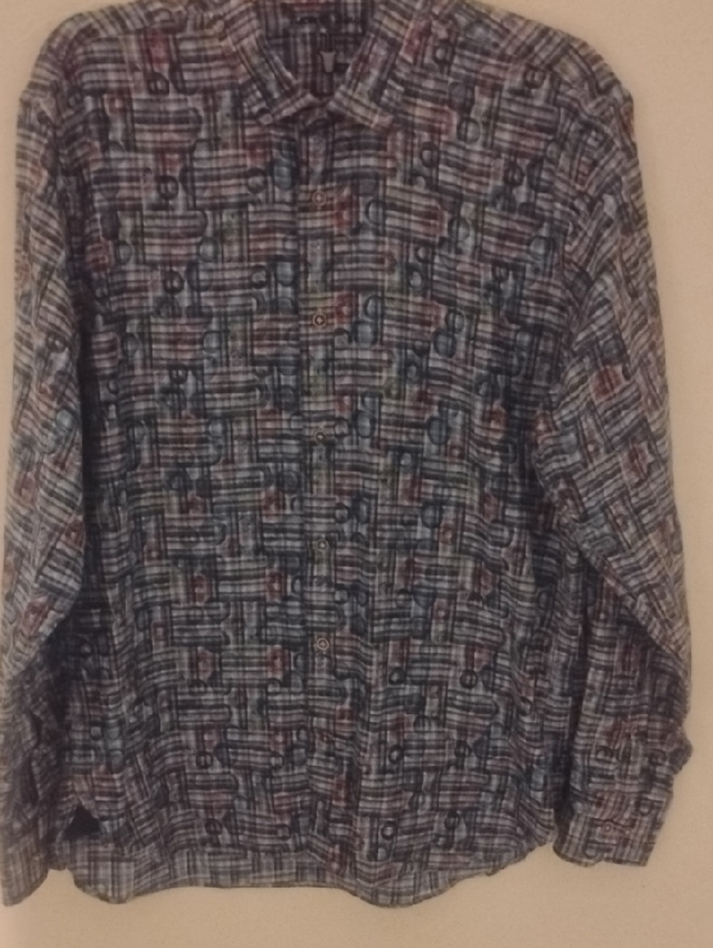 Visconti Black Bubble Shirt Sz L
